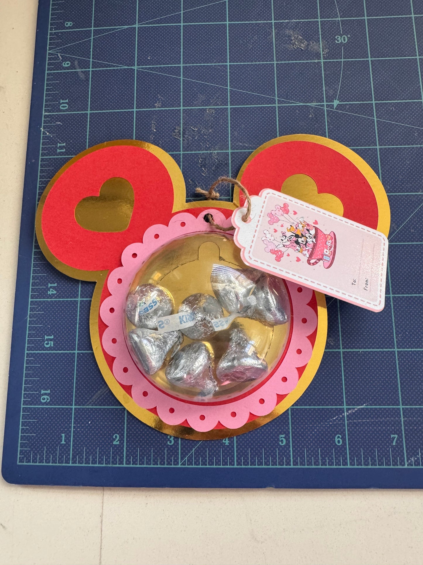 Valentine's Candy Dome Card